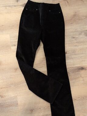 DG2 by Diane Gilman Black Corduroy Women's Pants